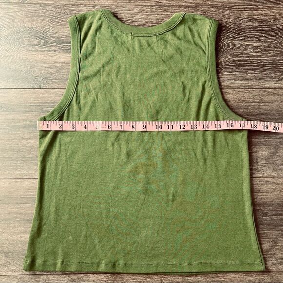 Daydreamer Led Zeppelin Icarus 77 Shrunken Tank in Garden Green. XL. NWOT! - Picture 12 of 14